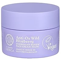 Natura Siberica Anti-Ox Wild Blueberry Siberica Overnight Renew Face Cream-Mask 50ml For a radiant face from the moment you wake up