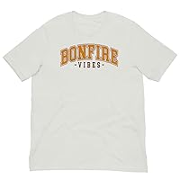 Bonfire Vibes Vintage Collegiate Campfire Tee Shirt