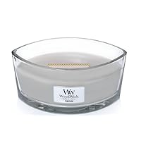 Woodwick Ellipse Scented Candle, Fireside, 16oz | Up to 50 Hours Burn Time