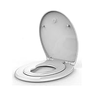 CHCDP Potty Training Seat 2 in 1 Toilet Seat For Toddlers Space Saving Solution For Kids Potty Training– Easy To Install White