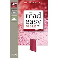 NKJV, ReadEasy Bible, Compact, Leathersoft, Pink