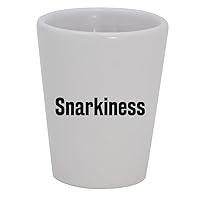 Snarkiness - 1.5oz Ceramic White Shot Glass