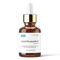 Acetyl Hexapeptide Amplifier 1 fl. oz. 30ml, peptide facial serum for wrinkles, argireline serum ingredients. alternative serum for botox for all type skins.