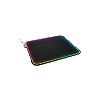 SteelSeries QcK Gaming Mouse Pad - Medium RGB Prism Cloth - Optimized For Gaming Sensors