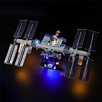 Light Kit Set for Lego 21321 Ideas International Space Station - LED Lighting Kit Compatible with Lego 21321 Building Kit (Not Include Building Blocks Model)
