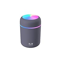 Humidifier Colorful Cool Mini Humidifier,Essential Oil Diffuser Aroma Essential Oil USB Cool Mist Humidifier,2 Adjustable Mist Modes, Super Quiet,for Car,Office,Bedroom(Navy)
