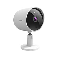 D-Link Indoor Outdoor Security Camera, WiFi and Ethernet, Full HD 2 Way Audio Cloud Recording Motion Detection Smart Home Surveillance Network System (DCS-8302LH-US)