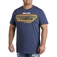 True Nation by DXL Marvel Guardians of The Galaxy Graphic Tee Navy Heather