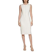 Calvin Klein Women's Short Sleeve Maxi Gown Shealth with Rhinestone Details