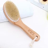 Hairy Bath Brush, Curved Handle Bath Brush, Scrub Brush, Brush, Short Handle Bathroom Massage Bath Brush