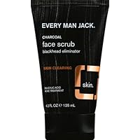 Every Man Jack Skin Clearing Face Scrub, Fragrance Free, 4.2 Fl Oz