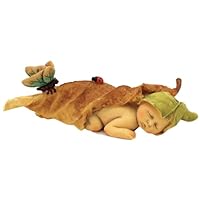 Enchanted Story Fairy Garden Sleeping Fairy Baby with Butterfly Outdoor Statue