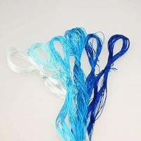 SELCRAFT 6 Pieces Customizable Thread-Silk Embroidery Thread / Embroidery Spiraea / Silk line / Hand-Embroidered Threads - num.4332