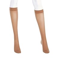 medi Assure, 15-20 mmHg – Closed Toe, Knee High Compression Stockings, Semi-Transparent Hosiery