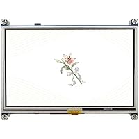 5inch Resistive Touch Screen LCD Compatible with Raspberry Pi 4B / 3B+ / 3A+ /Zero 2 W 800×480 Resolution HDMI Display Interface Low Power