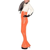 Mermaid PVC Skirt Sissy Hobble Skirts High Waist Latex Leather Tight Maxi Bodycon Skirt Club Party Wear Gothic Pencil Skirt