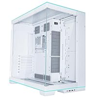 Lian Li O11DERGBW O11 EVO RGB White Aluminum/Steel/Tempered Glass ATX Mid Tower Computer Case