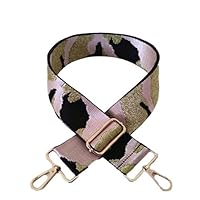 Bag Straps - Crossbody Bag Straps - Adjustable Body Strap - Detachable Shoulder Bag Straps - Pink/Gold Camo