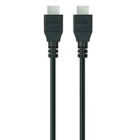 Belkin – Hdmi M/Cable with Ethernet Support and Nickel Connectors – Black 2M