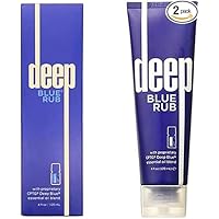 Deep Massage BlueRub Cream 4 oz Pack of 2