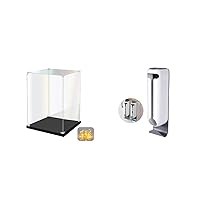 Plastic Bag Holder， Acrylic Display Case for Collectibles(6x6x10 inch, 15x15x25 cm)