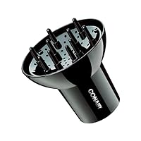 Conair Volumizing Universal Hair Diffuser, Adjustable Hair Dryer Attachment for Frizz-Free Curls to Fit Hair Dryer Nozzles from 1.75” to 2.3”