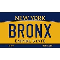 Bronx New York State License Plate Tag Magnet M-8941