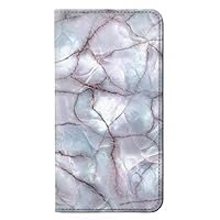 RW2316 Dark Blue Marble Texture Graphic Print PU Leather Flip Case Cover for iPhone 11 Pro