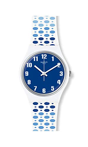Swatch Men's Quartz Watch with Silicone Strap, Multicolour, 20 (Model: GW201)
