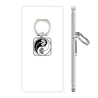 Culture Yin-yang Flower Square Cell Phone Ring Stand Holder Bracket Universal Support Gift