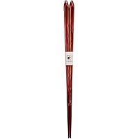 Aoba Chopsticks, Handicraft, Dishwasher Mio Hand Twist, 9.1 inches (23 cm), Red