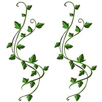 Ivy leaf vine temporary tattoos - 16 x sheets for body band up to 1.5 m | fake but realistic