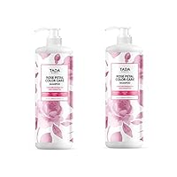 Shampoo | Shampoo for Color Treated Hair and Sensitive Scalp | 1000ml (Rose - Color Care, 2PK (33.81 fl oz/ea))