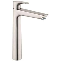 hansgrohe Talis E Modern Easy Install Easy Clean 1-Handle 1 11-inch Tall Bathroom Sink Faucet in Brushed Nickel, 71717821