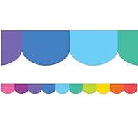 Teacher Created Resources Colorful Scalloped Die-Cut Border Trim