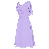 Flowy Dresses for Women Short Sleeve Boat Neck Patterned Seamless Classic Large Size Midi Dress for Women
