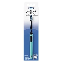 Oral-B Clic Manual Toothbrush, Teal, with Replaceable Brush Head - 1 Count, 1.0 Count