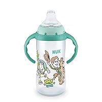NUK Plastic Disney Learner Cup, 10 oz, 9+ Months – BPA Free, Spill Proof Sippy Cup