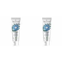 ATTITUDE Toothpaste with Fluoride, Prevents Tooth Decay and Cavities, Vegan, Cruelty-Free and Sugar-Free, Whitening, Peppermint, 4.2 Oz (Pack of 2)