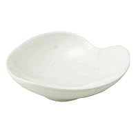 Koyo Pottery 59000017 White Heart Plate, 2.8 inches (7 cm)