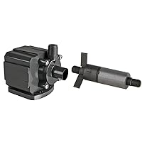 Pondmaster Magnetic Drive Pump 7, Black, (700 gph) & Manufacturing, Inc., Replacement Impeller Part 12585 for Pump Models 02517, 02527 or 40127.