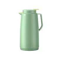 Insulated Coffee Thermos Thermos Bottle Home Thermal Insulation Pot Creative Large Capacity Portable Insulation Kettle Thermos Portable Household Vacuum Thermos (Color : Green)