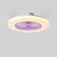 Ceiling Fans Withps,36W Fan Led Ceilingp Remote Control Dimmable Ultra-Can Timing Fan Modern Living Room Bedroom Child Room Fan Ceilingp/Pink