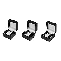 3pcs Box Watch Box Jewelry Watches Jewlery for Men Witch Storage Containers Case Shoe Lace Tip Watches for Men Mens Wristwatch Mens Watch Pu Organizer Plastic Clamshell