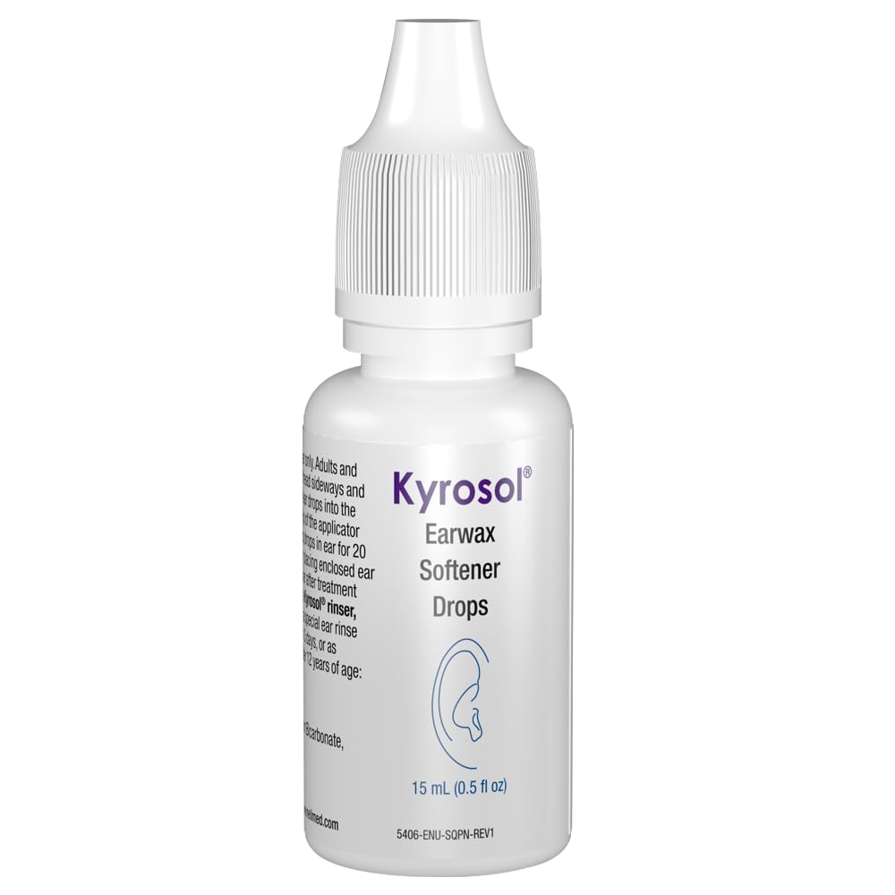 Squip Kyrosol All Natural Ear Wax Removal Drops Refill, 20.0 Ounce 0.51 Fl Oz