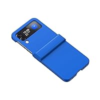 for Samsung Galaxy Z Flip 4 5G with Ring Case Liquid Silicone Foldable Soft-Touch Back Protective Cover for Samsung Z Flip4,Blue,for Samsung Z Flip 4 5G