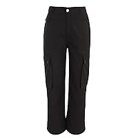 Cargo Pants Women Trendy High Waist Baggy Cargo Pants Cotton Multiple Pockets Straight Wide Leg Trousers Y2K Pants