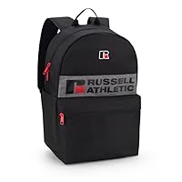Russell Athletic Men's Backpack, Black/Grey, One Size