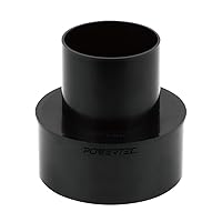 POWERTEC 70277V Dust Collection Reducer, 6-Inch OD to 4-inch OD, 1 PK