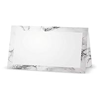 Gray Marble Place Cards - Stationery Party Event Supplies (10)